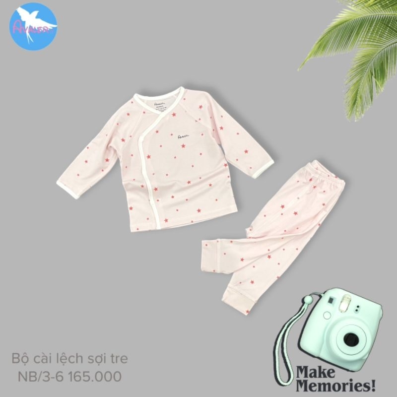 Avaler_ Bộ sơ sinh sợi tre Avaler cho bé