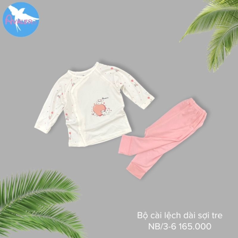 Avaler_ Bộ sơ sinh sợi tre Avaler cho bé