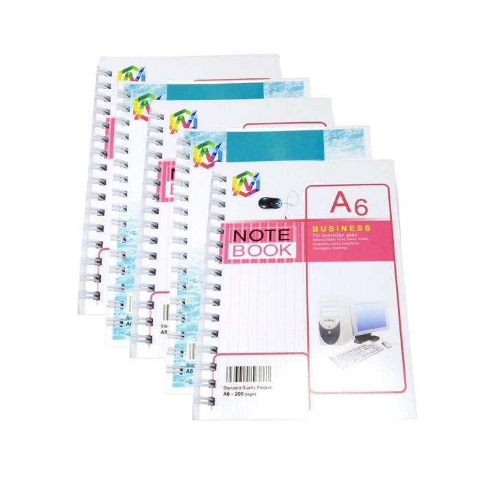 Sổ bìa mềm Hải Tiến Gáy lò xo A4/A6 200 trang