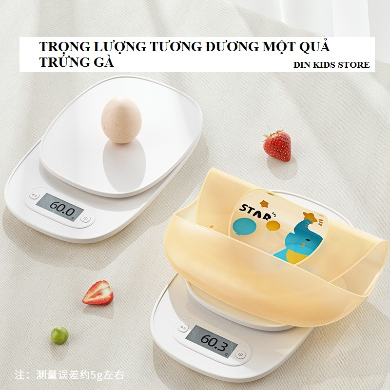 Yếm Ăn Dặm Silicon Siêu Mềm Có Máng Cho Bé Ăn Ngon