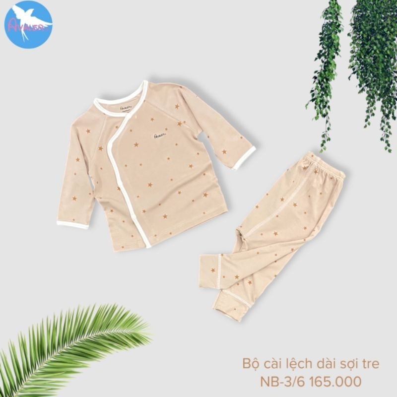 Avaler_ Bộ sơ sinh sợi tre Avaler cho bé