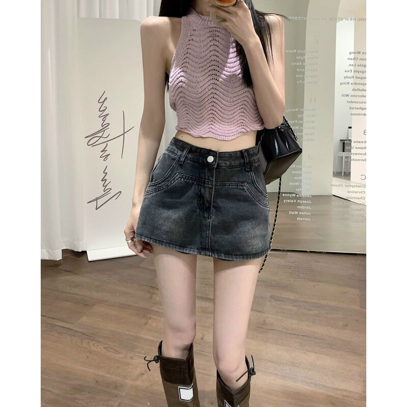 Quần Giả Váy Jeans Hót Trend #183