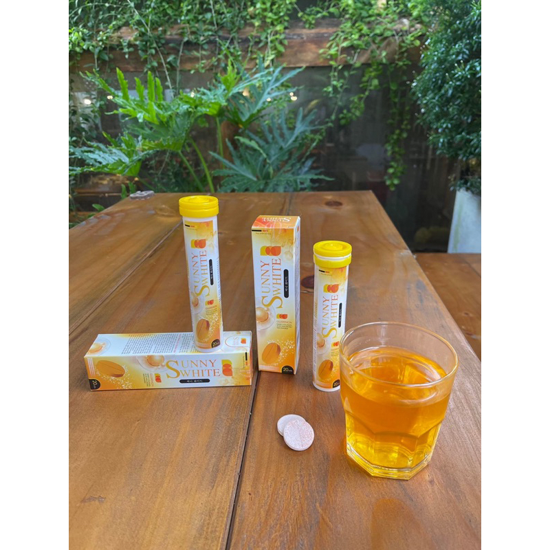 Viên sủi trắng da mờ nám chống nắng SUNY White 1 hộp 20 viên