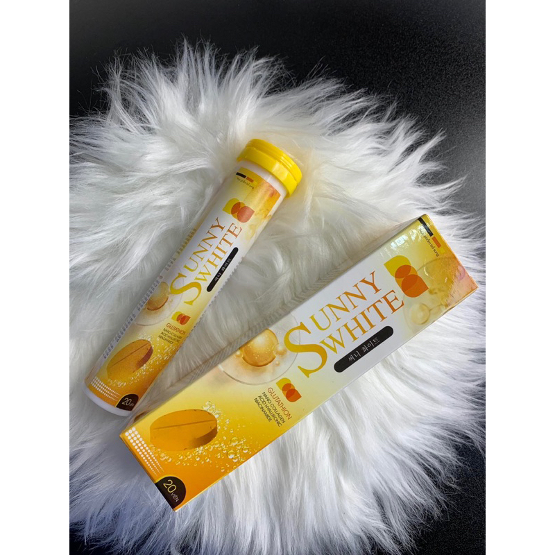 Viên sủi trắng da mờ nám chống nắng SUNY White 1 hộp 20 viên