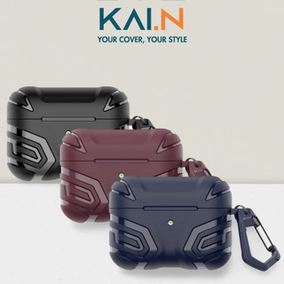 Ốp case bao bảo vệ dành cho airpods pro 2 và airpods pro, kai.n vanguard armor