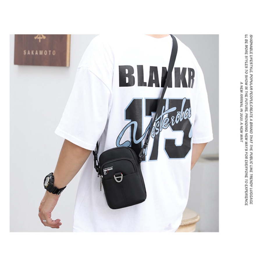 Túi đeo chéo nam đa năng cao cấp phong cách mới