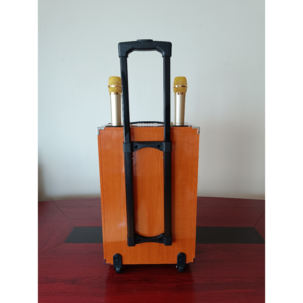 Loa kéo ONTEKCO 1202 bass 30CM hát karaoke, mạch chống hú chuẩn, loa bass mạnh mẽ, có bánh xe di chuyển