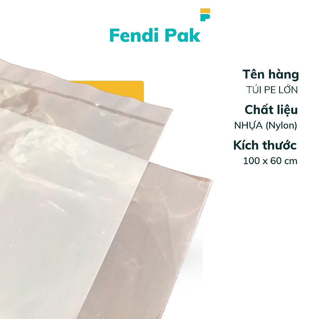 Túi nilong dẻo cỡ lớn 100 x 60 cm, túi nilong đựng hàng to, túi đựng quần áo, túi nilon lớn dày dai đựng chăn bọc đệm