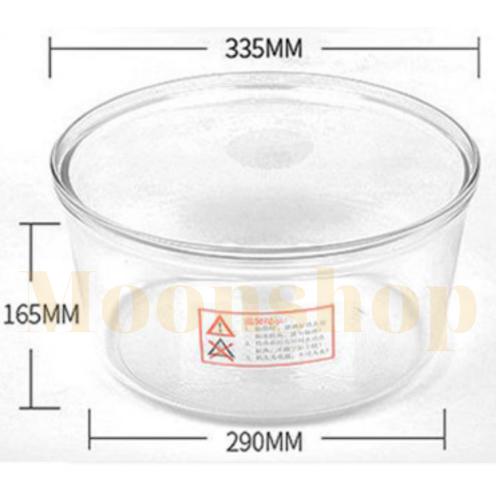 Lòng nồi lò nướng thủy tinh, thân thủy tinh chịu nhiệt, lồng dung tích 12 và 15 lít, hàng nhập khẩu, chất lượng đảm bảo