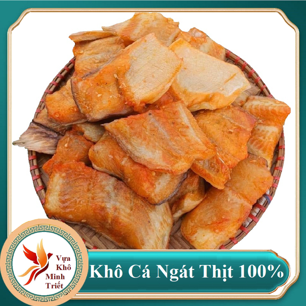 khô Cá Ngát 3 nắng ướp gia vị vừa ăn, không xương, hàng tươi đến miếng cuối cùng, khô như hình- Vựa Khô Minh Triết