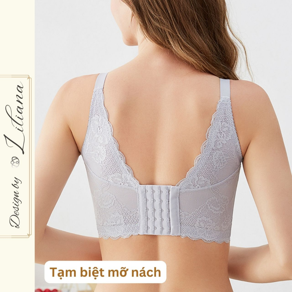Áo Lót Nữ Bản To Che Mỡ Lưng, Định Hình Ngực Siêu Phẩm Chính Hãng Mã AC04 LILIANA