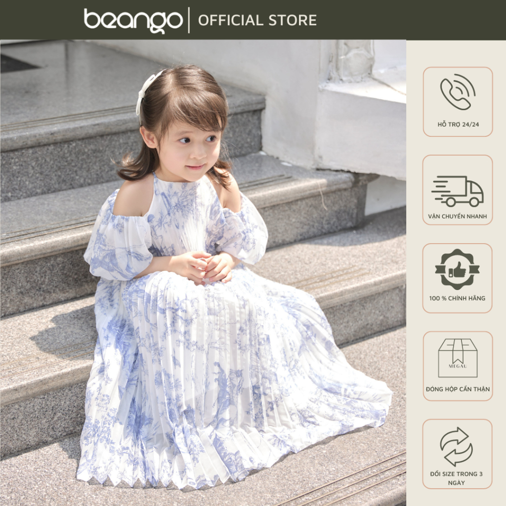MONICA MINI - Đầm trẻ em thiết kế thương hiệu BEANGO