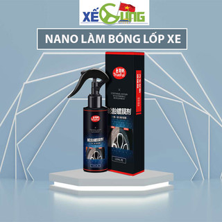 Nano Xịt Lốp, Dưỡng Bóng Lốp Xe Ô Tô Trueuful-Dung Tích 120ml
