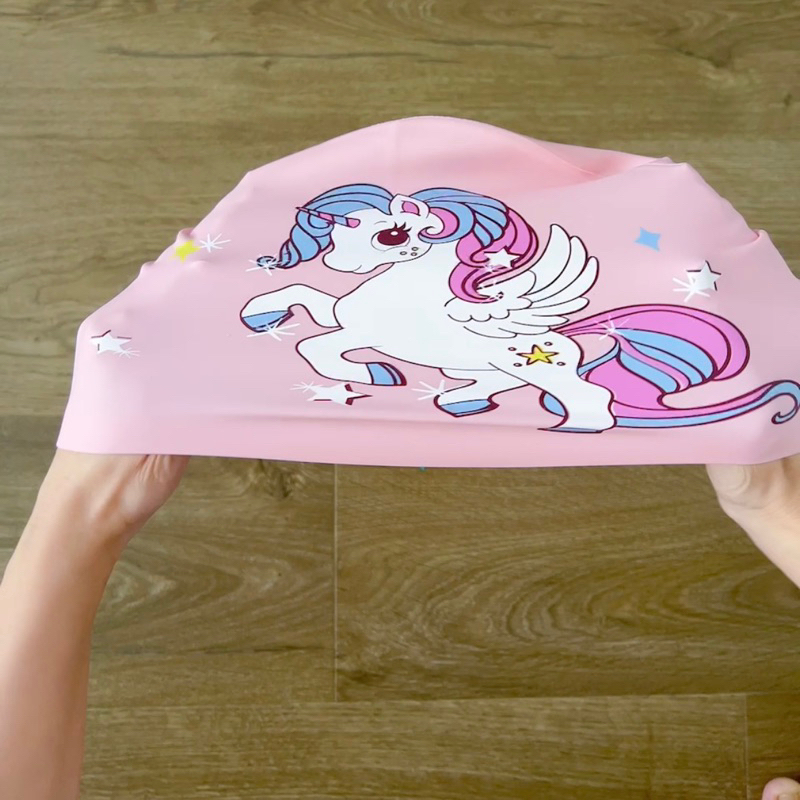 Nón bơi silicon chống thấm nước cho bé, mũ bơi trẻ em chuyên dụng.