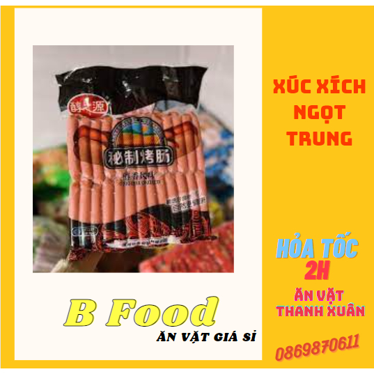 Xúc xích ngọt thơm hàng Trung vị siêu ngon