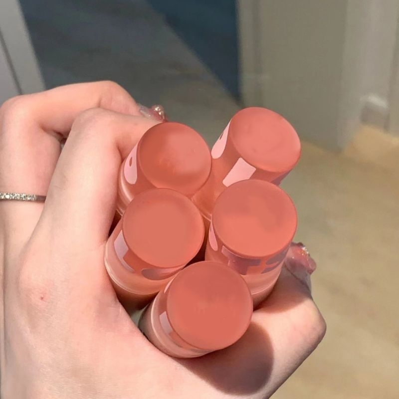 Set 3 cây son mini của cappuvini gấu dâu siêu xinh