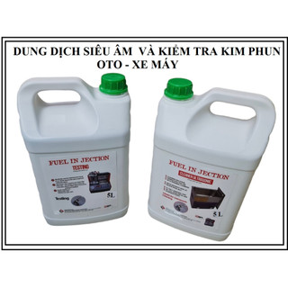 Combo dung dịch siêu âm và kiểm tra kim phun oto xe máy