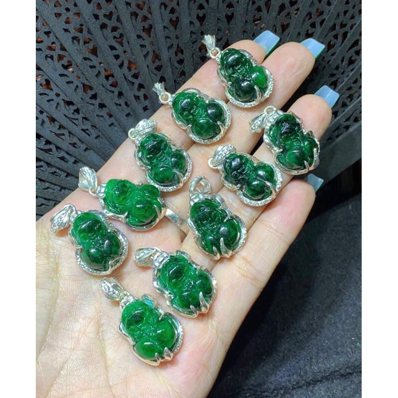 Mặt dây chuyền đeo cổ Tì Hưu Thiên Lộc Ngọc Sơn Thủy