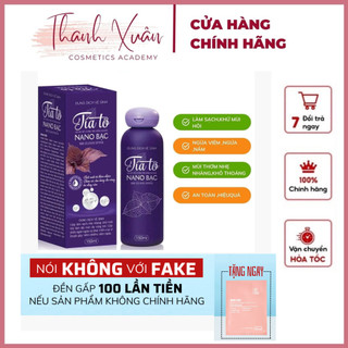Dung dịch vệ sinh phụ nữ Tía Tô nano bạc 150ml