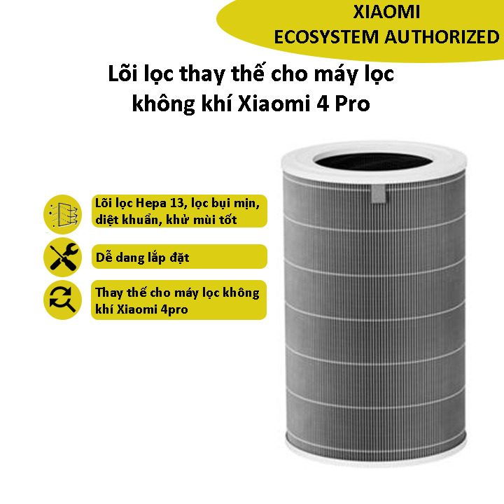 Lõi lọc thay thế cho máy lọc không khí Xiaomi 4 Pro - Shop MI Ecosystem Authorized