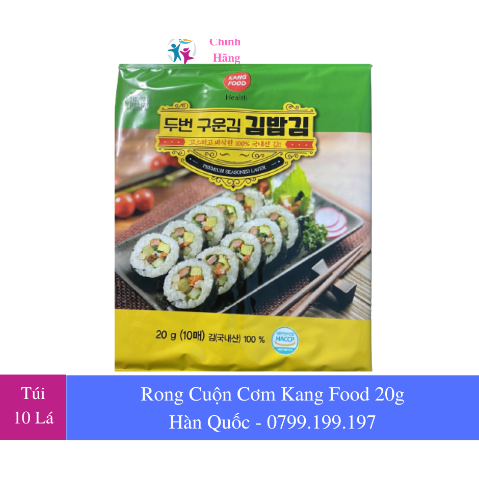 Rong Biển Cuộn Cơm Kang Foods 20g - Rong Biển Hàn Quốc