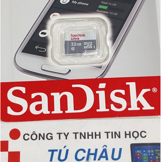 Thẻ Nhớ Micro SD Class 10 16GB / 32GB / 64GB (Hiệu SanDisk Ultra Micro SDHC)