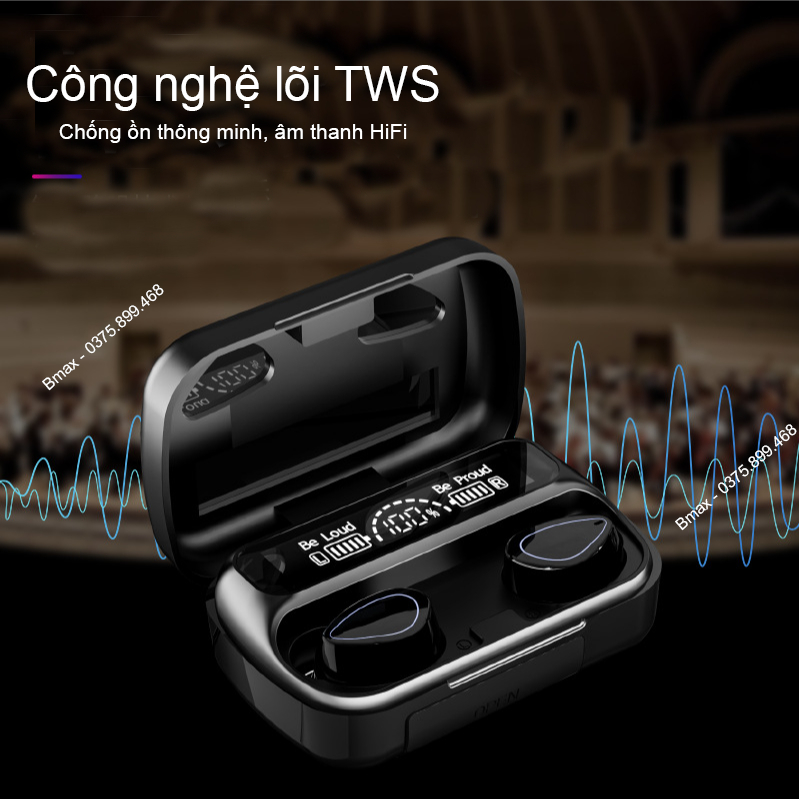 Tai nghe không dây bluetooth gaming sky 10 giá rẻ android true wireless blutooth ko dây mini tws với bass ấm pin trâu