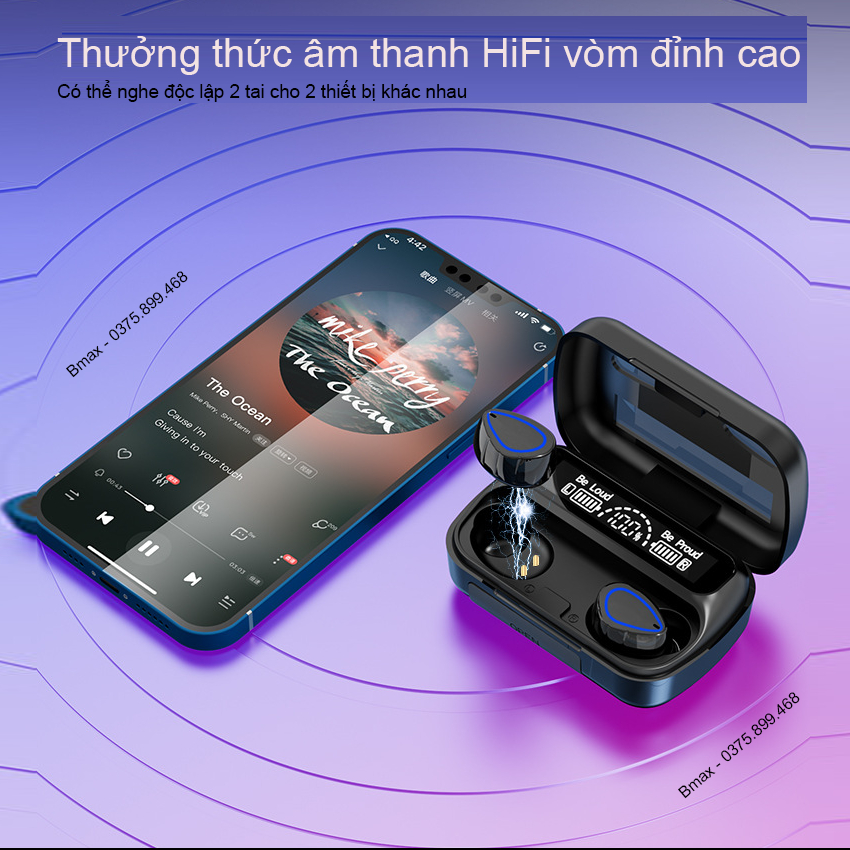 Tai nghe không dây bluetooth gaming sky 10 giá rẻ android true wireless blutooth ko dây mini tws với bass ấm pin trâu