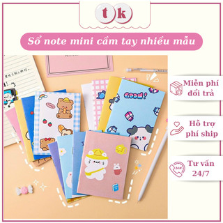 Sổ note mini cầm tay nhiều mẫu mã