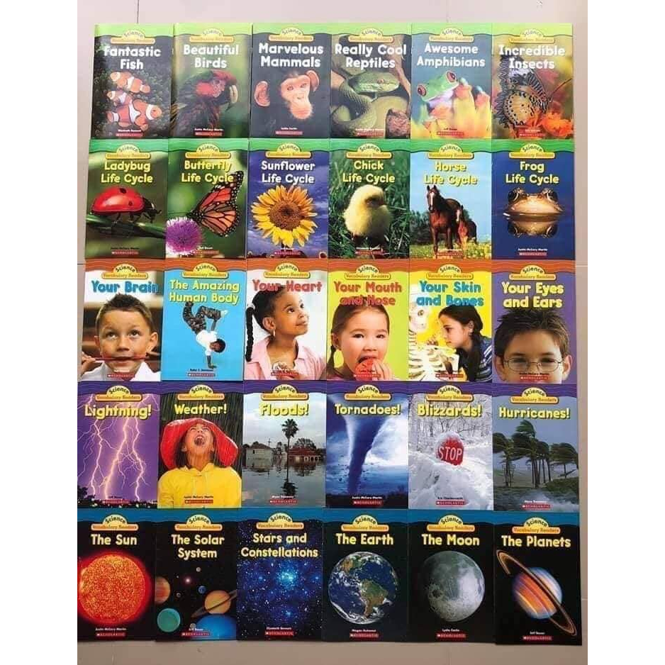 Bộ nhập Science vocabulary reader 30c + audio