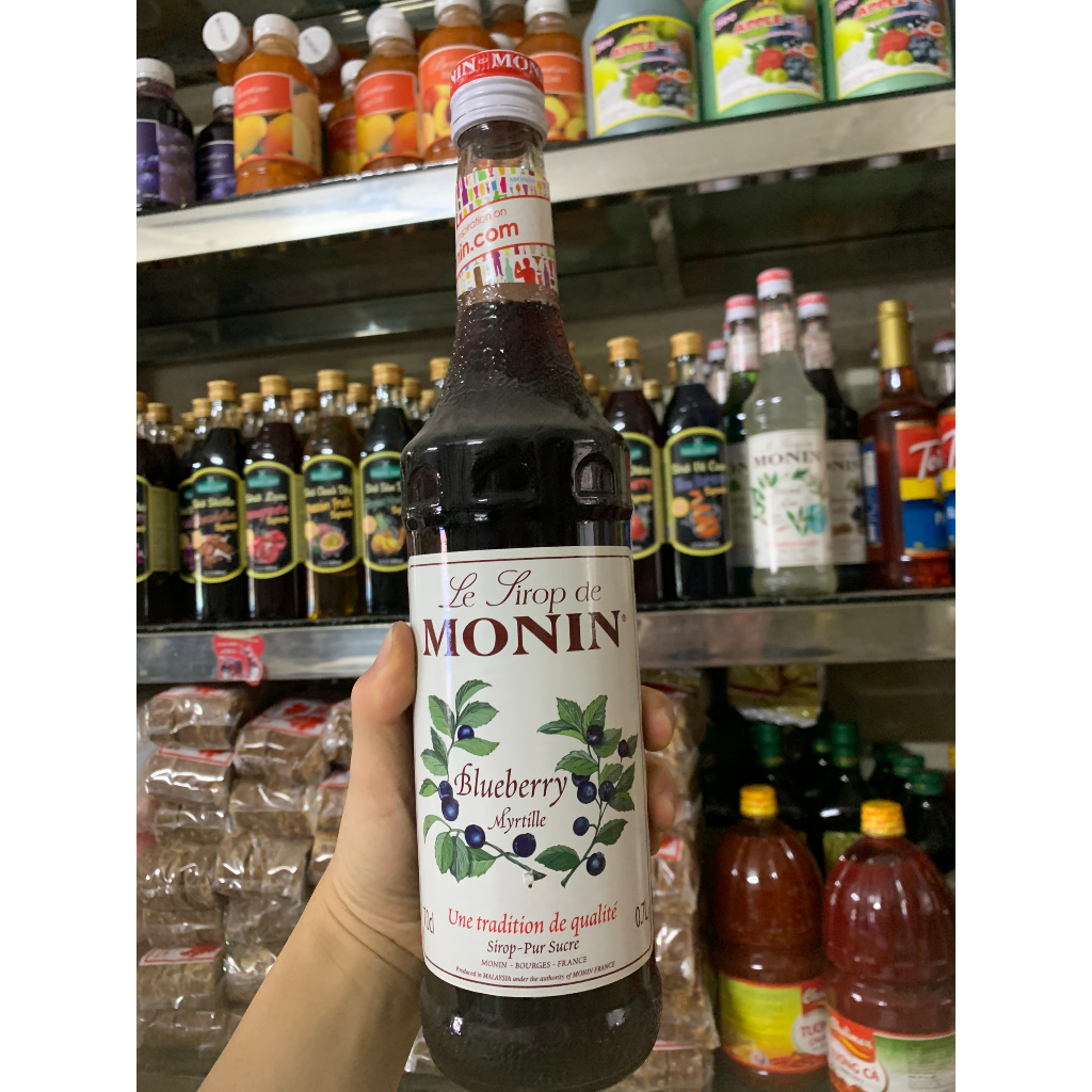 Siro MONIN chai thủy tinh 700ml đủ vị