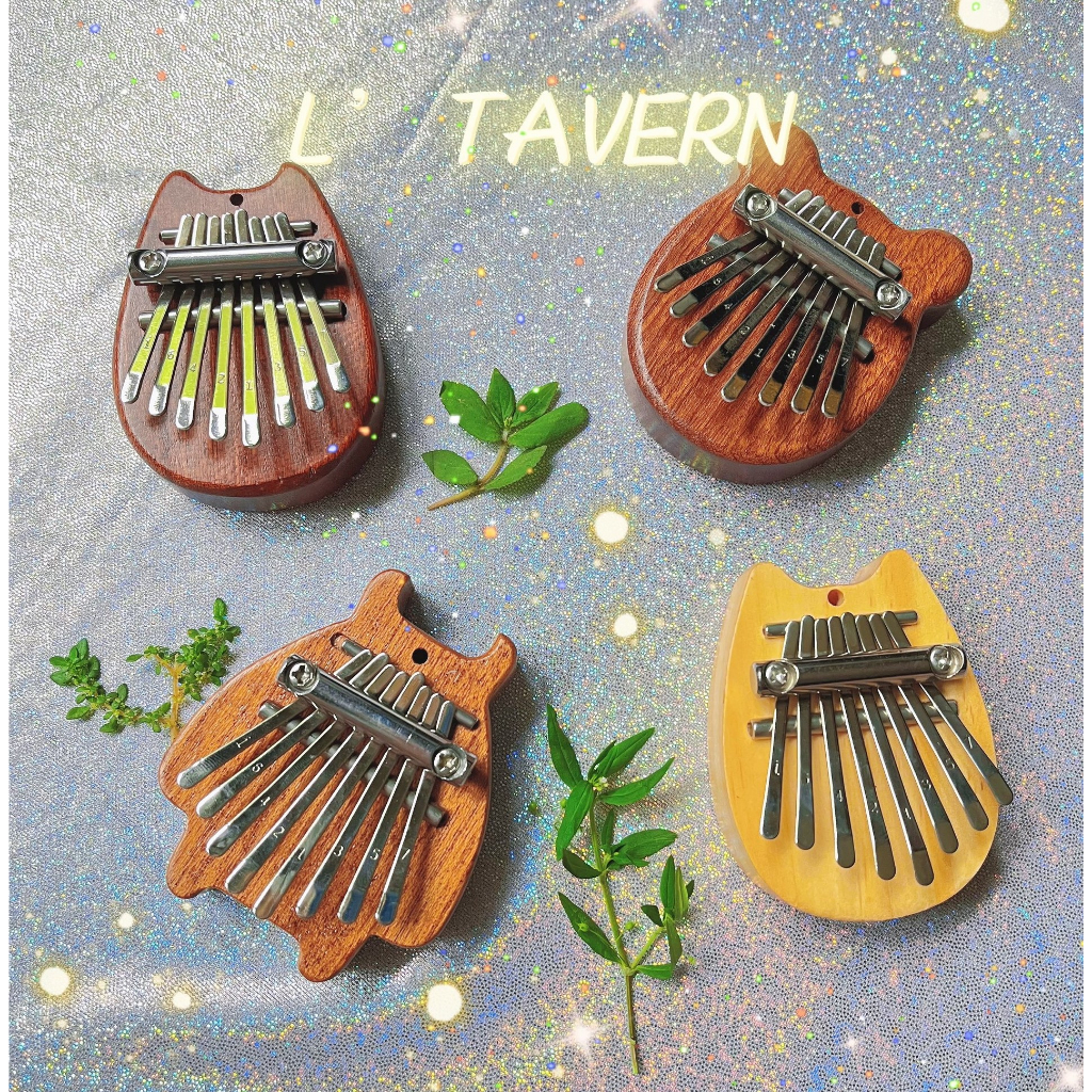 QUÀ TẶNG ĐÀN KALIMBA 8 PHÍM ĐÀN KALIMBA MINI CỰC XINH ĐÀN KALIMBA ACRYLIC KALIMBA GỖ ĐÀN NGÓN CÁI