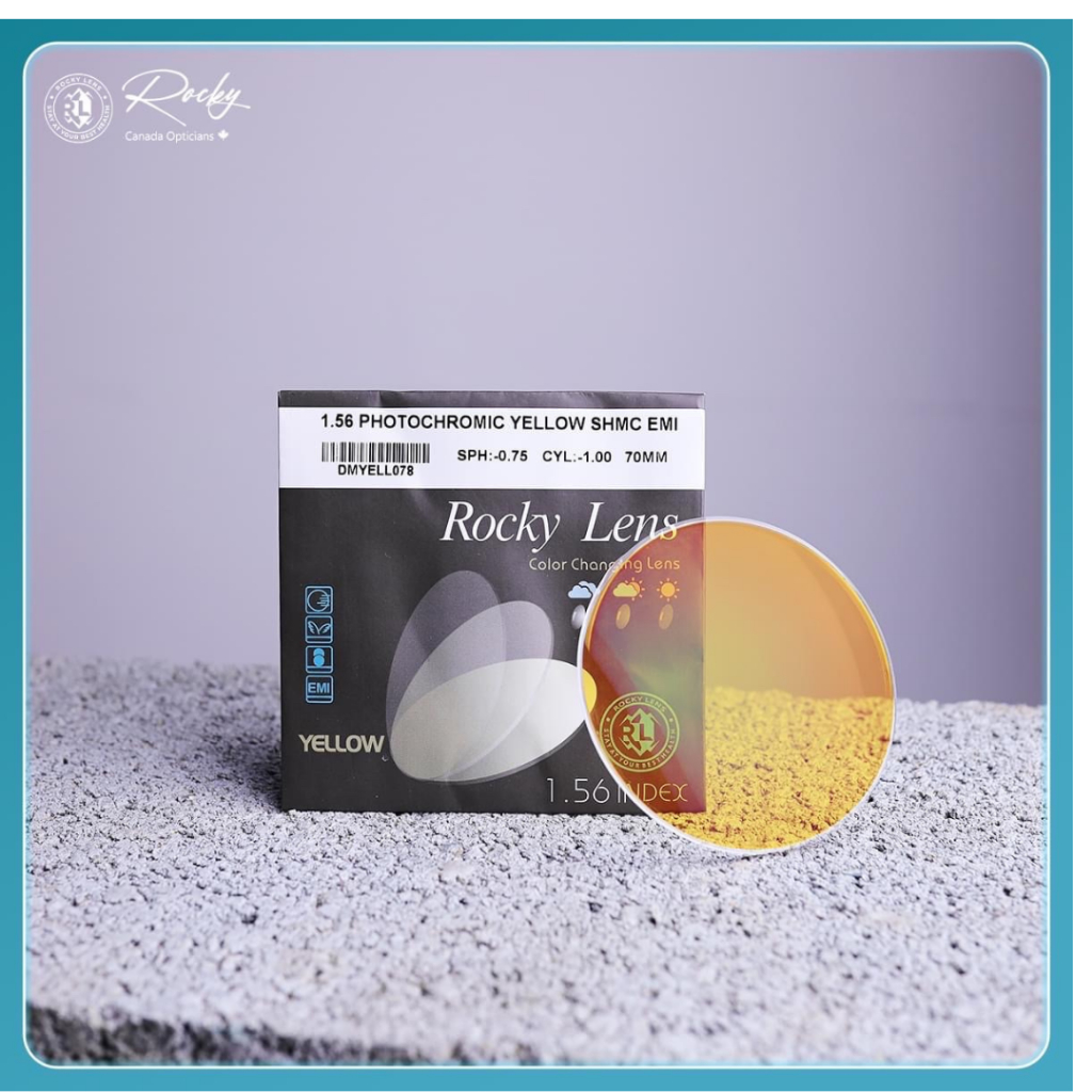Tròng kính đổi màu Rocky lens chính hãng