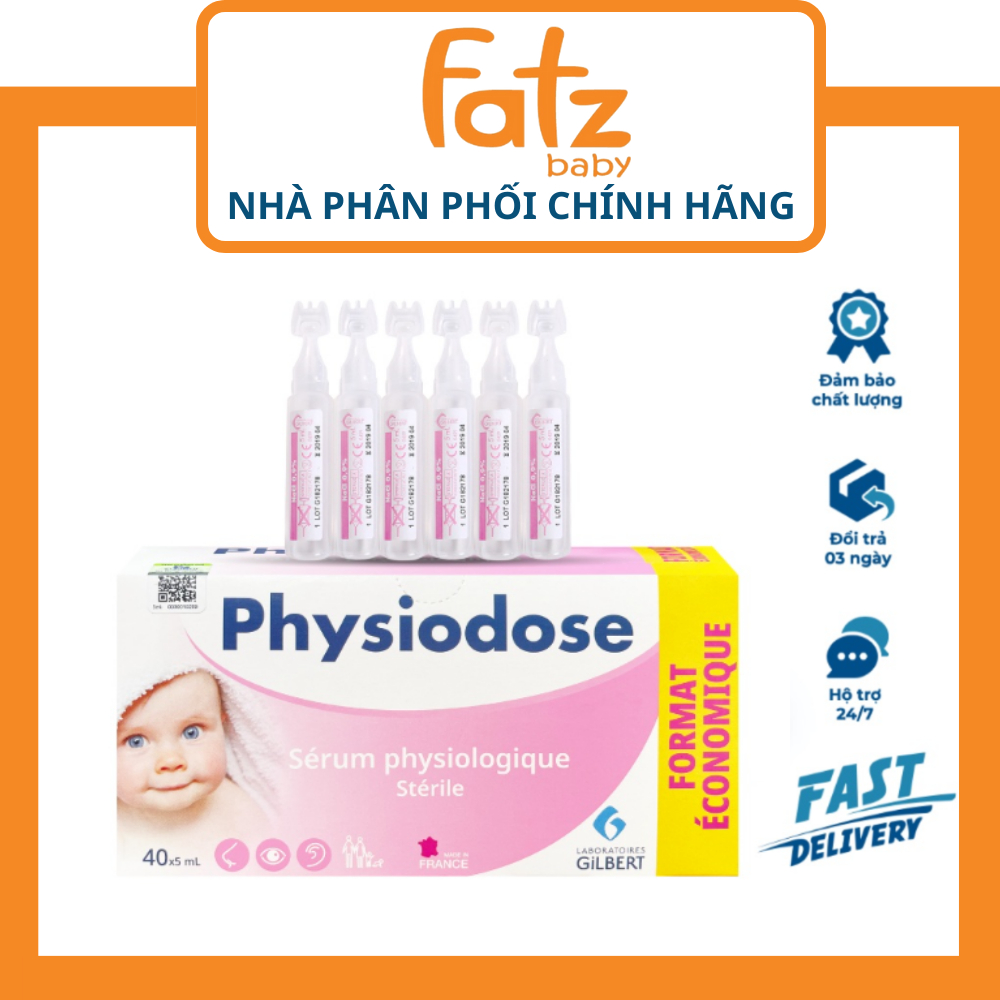 Nước muối sinh lý Physiodose (Pháp) Cho Bé