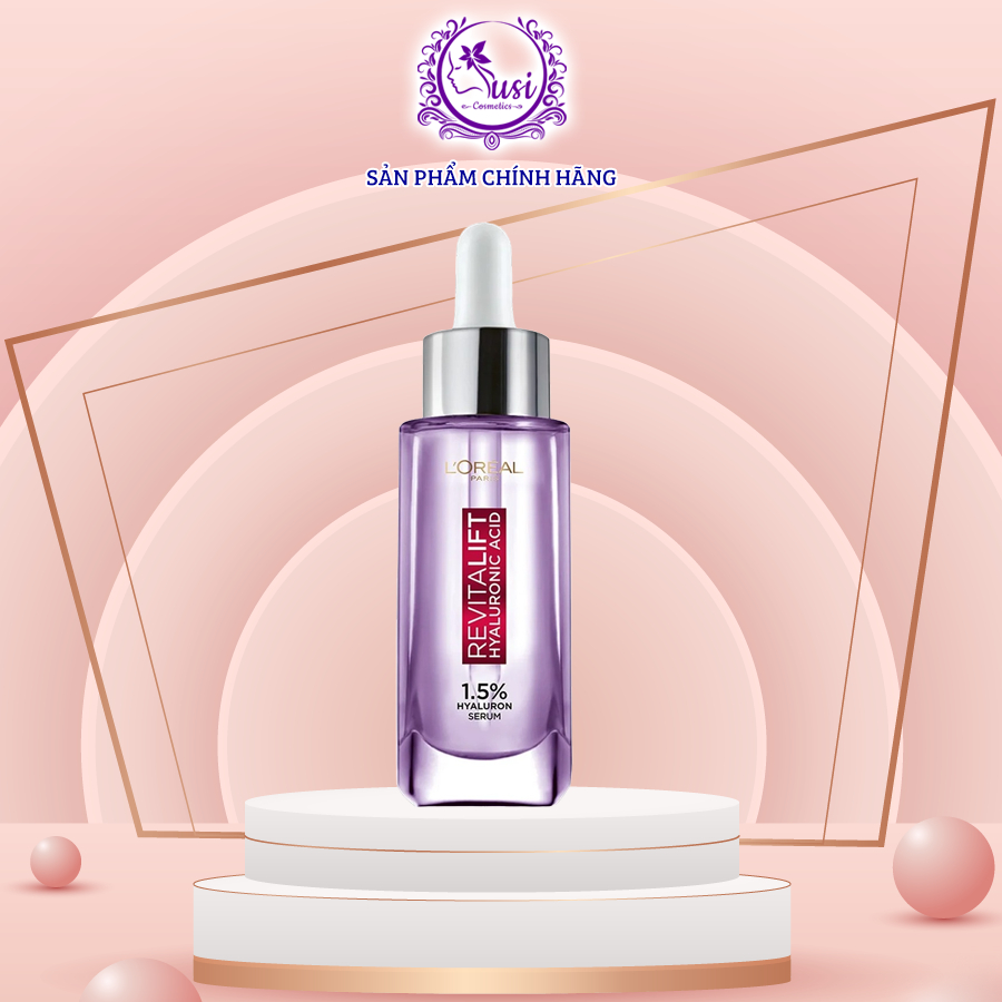 Serum dưỡng cấp ẩm tức thì căng mướt da L'Oreal Revitalift 1.5% Hyaluronic Acid Serum 30ml