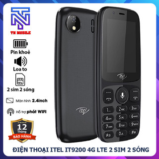 Điện thoại itel it9200 4g lte - 2 sim 2 sóng - phát wifi - lướt fb, xem youtube - hàng chính hãng -bh 12 tháng