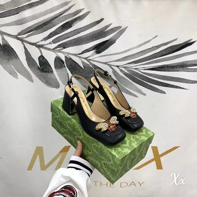 Sandal Gucci Ong Trắng Đen Full Size 35-39  -  By Anh Dinh Phuong