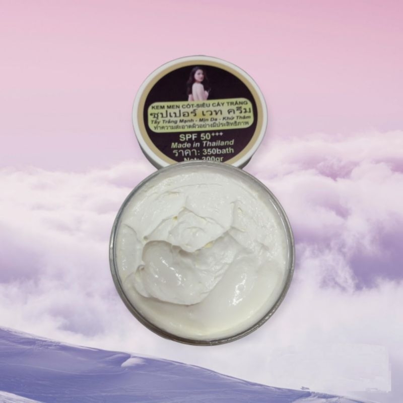 KEM MEN CỐT SIÊU CẤY TRẮNG THAILAND HỦ 300G