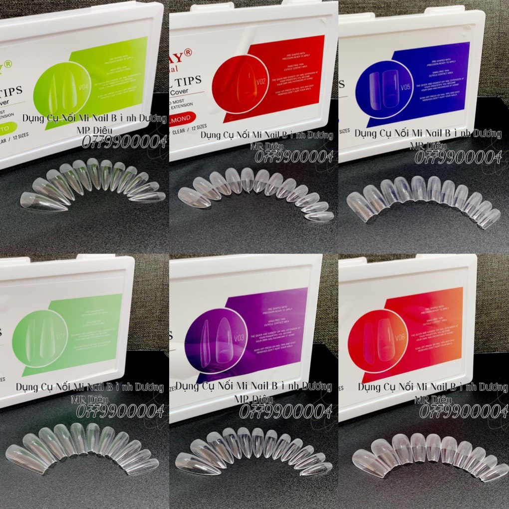 Móng Vinimay Màu Trong Dùng Làm Trang Trí Nail - Ảnh Thật Được Chụp Tại Shop