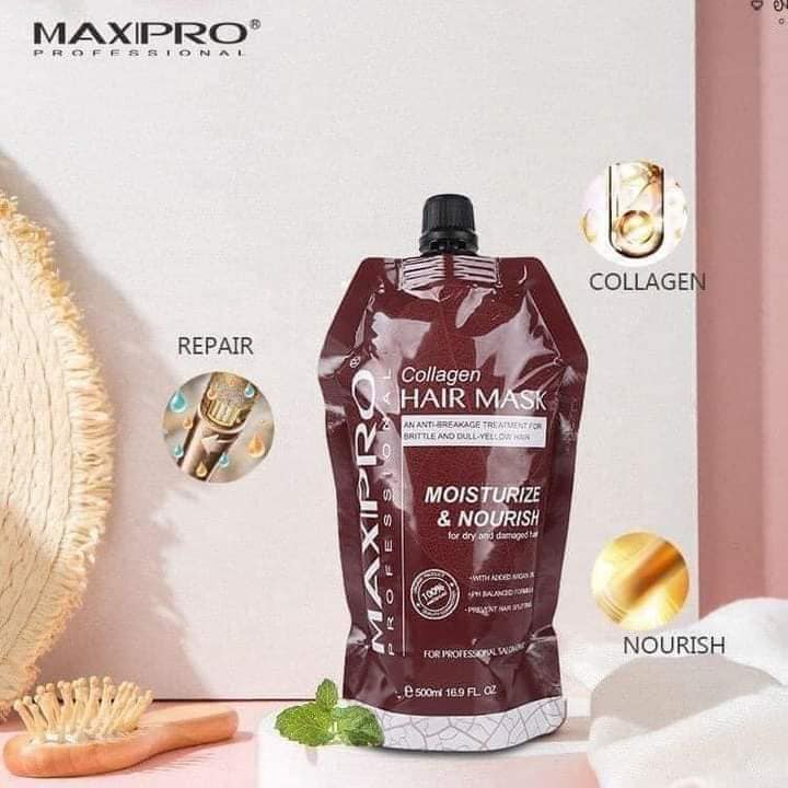 Dầu Hấp Tóc Maxipro Siêu Mềm Mượt 500ml