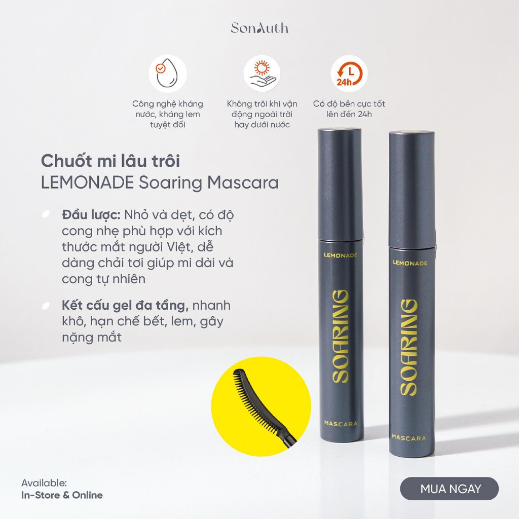 Chuốt mi Lemonade Soaring Mascara 6ml