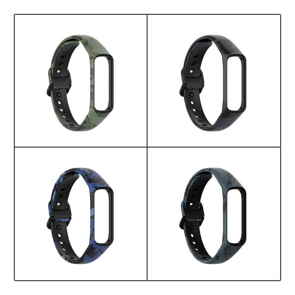 Dây đeo cao su rằn ri cho Samsung Galaxy Fit2 SM-R220