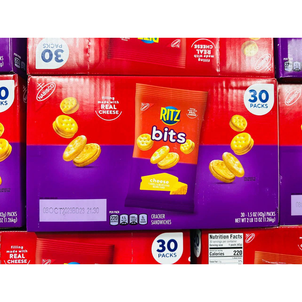 Bánh quy phô mai mini Ritz bits 42g Mỹ