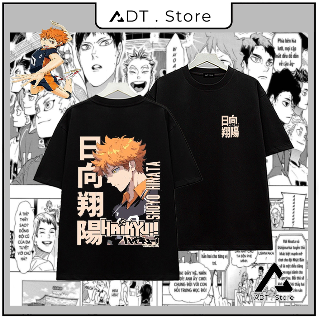 Áo thun in hình anime Haikyuu | Anime Vua Bóng Chuyền | basicanimestore3 | mẫu HOT bán chạy.