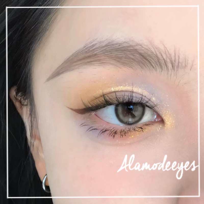 Lens xám viền đen ver 2 [ Full cận]