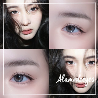 Lens xám viền đen ver 2 [ Full cận]