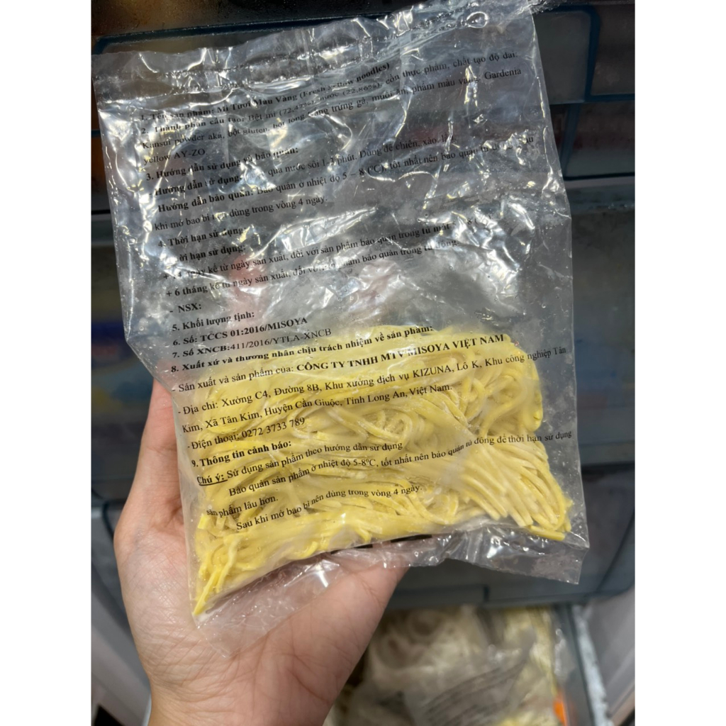 Mì ramen tươi 16S - sợi thẳng  - 120g - Xuất xứ Việt Nam