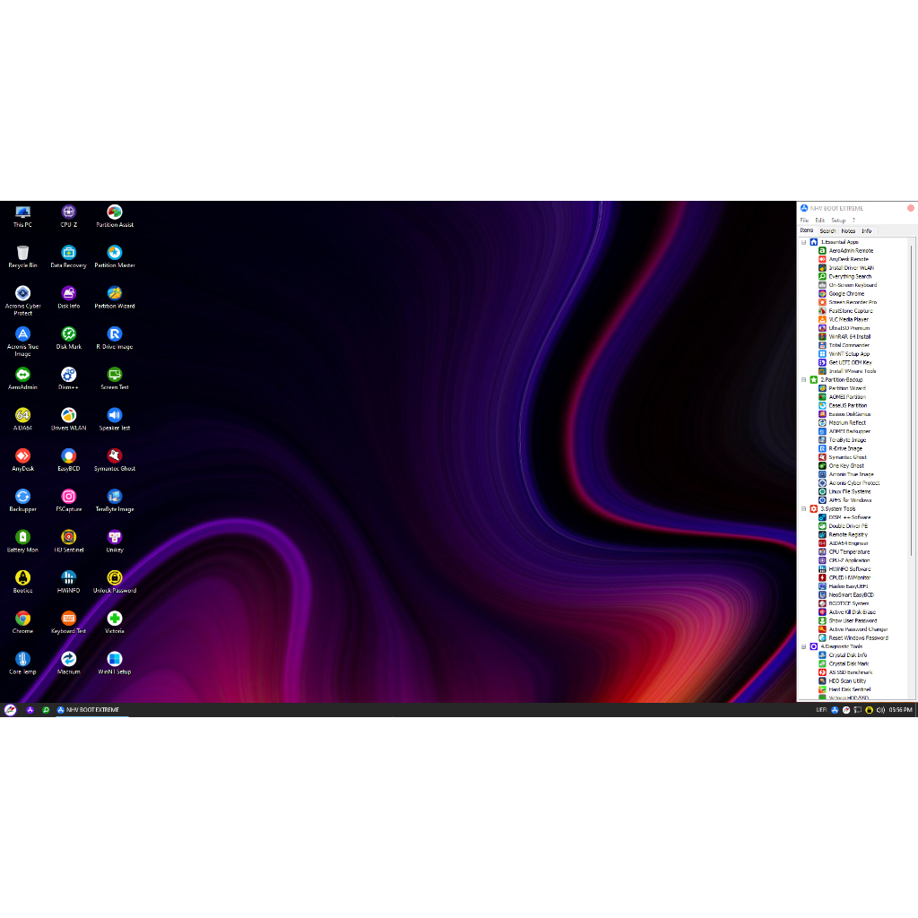 Đĩa DVD NHV BOOT Extreme 2023 - WinPE Cứu Hộ Máy Tính PC, LAPTOP