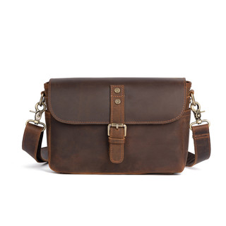 Túi đeo chéo Da Bò Thật 100%  C04 - BLACK BAG