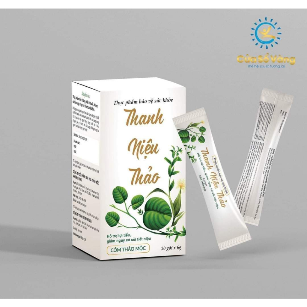 Thanh Niệu Thảo Cửa sổ vàng - Hỗ Trợ Đào Thải Cặn Lắng Đường Tiết Niệu